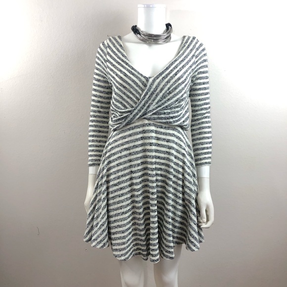 Free People ‘Maverick’ Striped Knit Sweater Dress - Picture 3 of 9